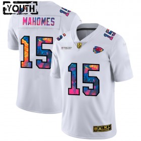 Kansas City Chiefs Tröjor Patrick Mahomes 15 Nike 2020 Flerfärgad Vit - Barn